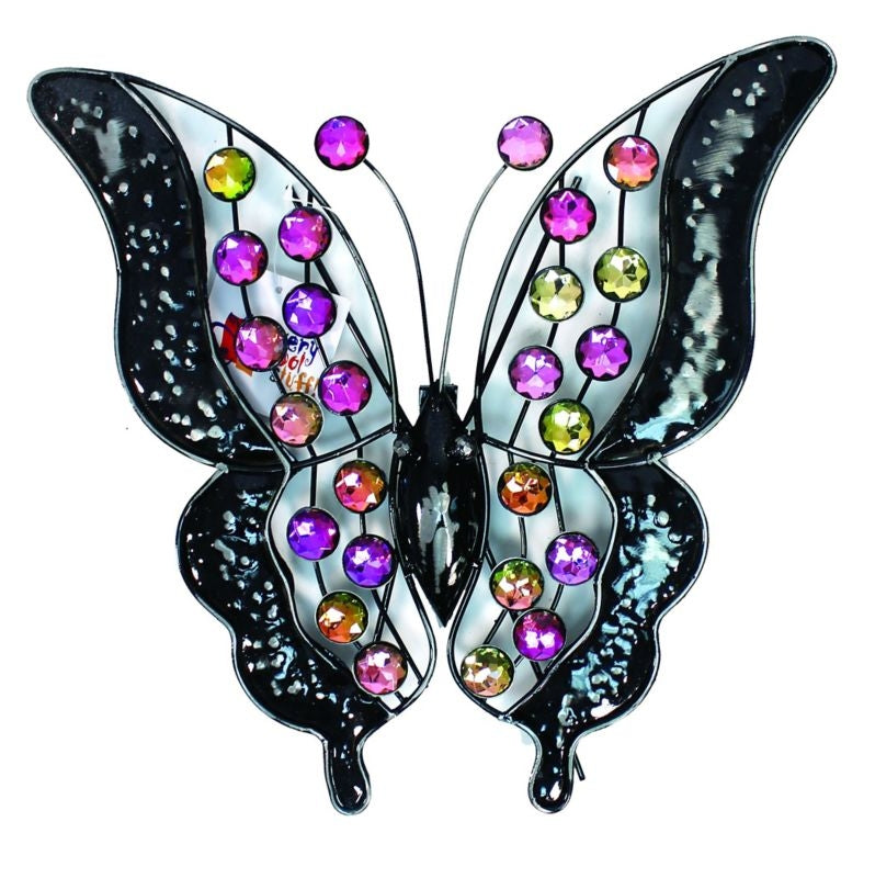 Rainbow Bling Butterfly Wall Art 13