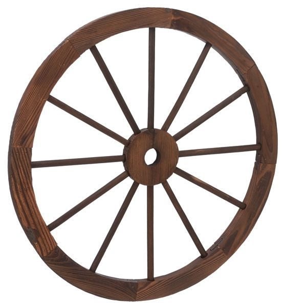 Gift Corral Wagon WheelBk/Wh