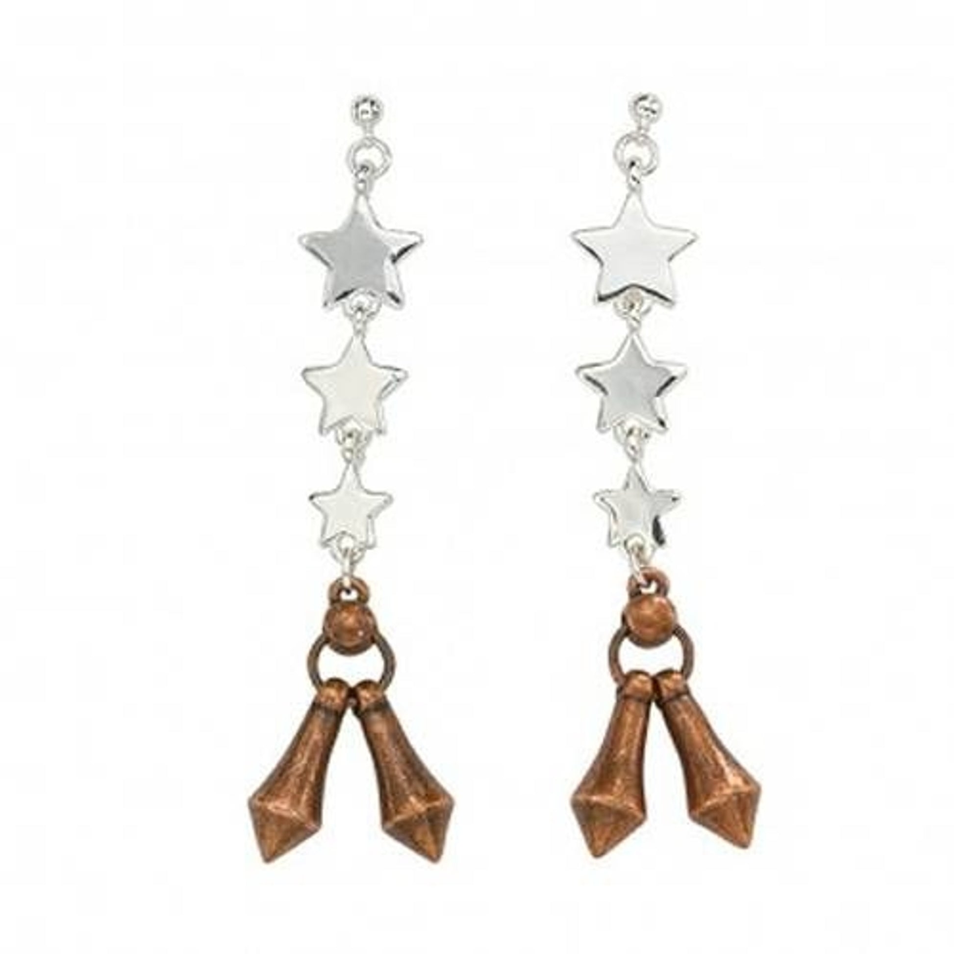 Montana Silver Three Star Jingle Dangle Earrings
