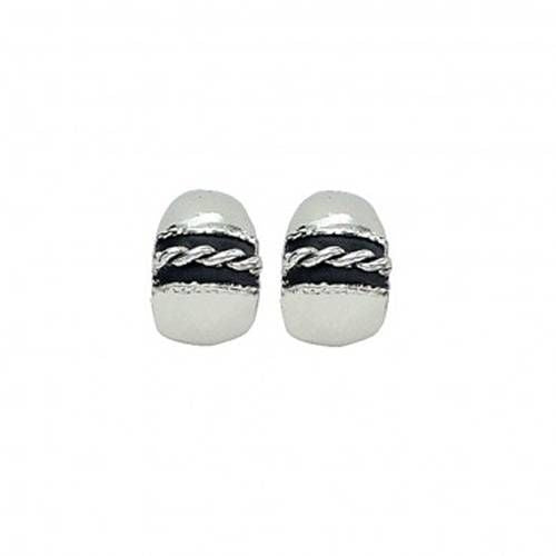 Montana Silver Rope Hoop Earrings