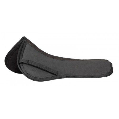 Shires Adjustable Non Slip Saddle Pad Full Bk/Wh