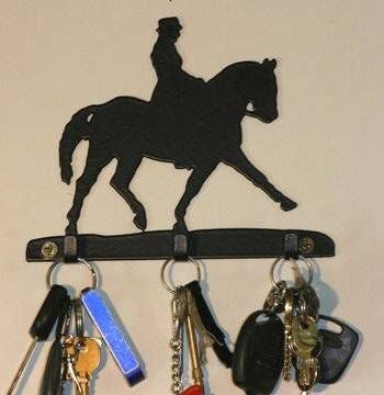 Shires Key Rack 6.75 x 6 Bk/Wh