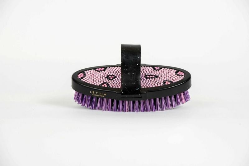 Lettia Collection Crystal Body Brush Pink/Purple
