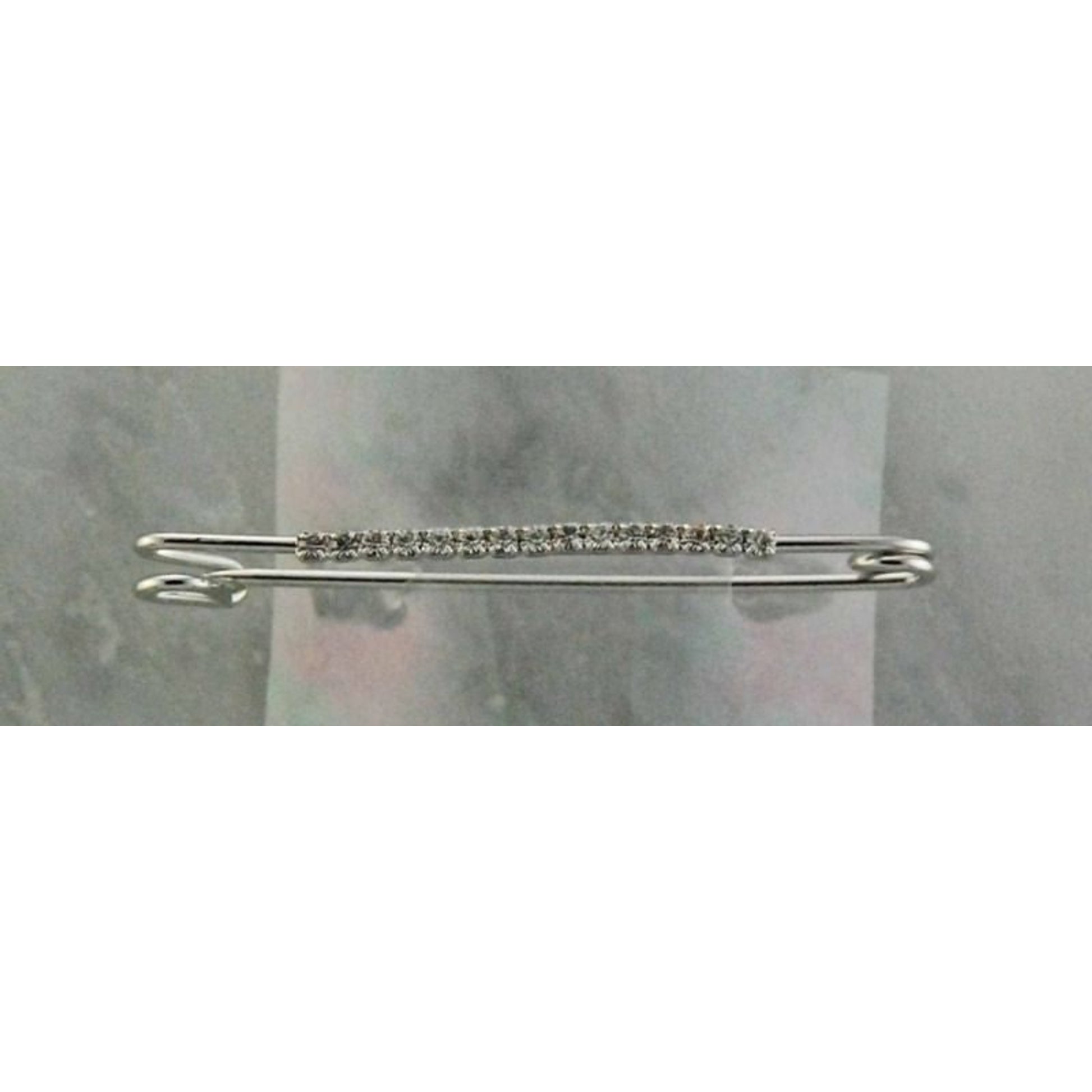 Finishing Touch Rhinestone Strip Stock Pin 2in