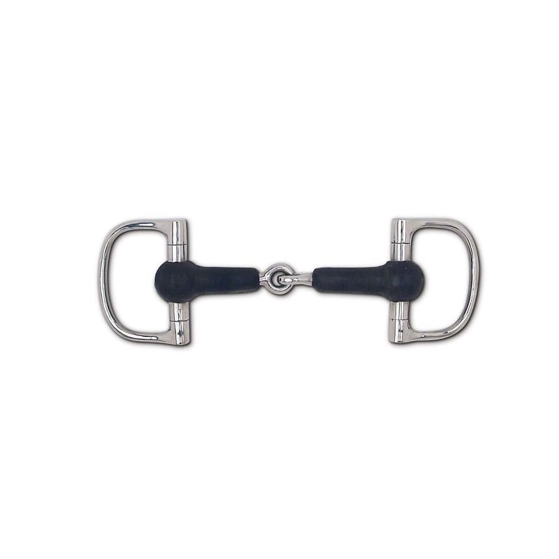 Toklat Soft Rubber Mouth Dee Snaffle 4.75