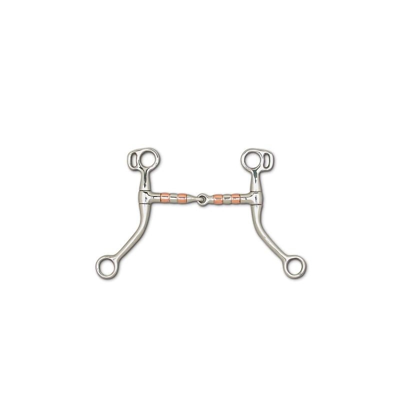 Toklat Swept Back Shank Roller Snaffle 5 Brn