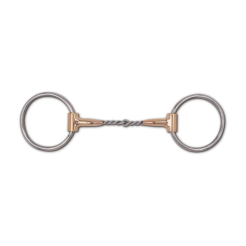 Toklat Loose Ring With Sleeve Wire Snaffle 5 Brn