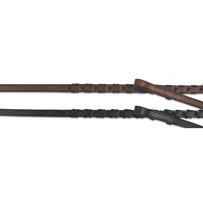 Toklat Passport Laced Reins 5/8 Mahogany