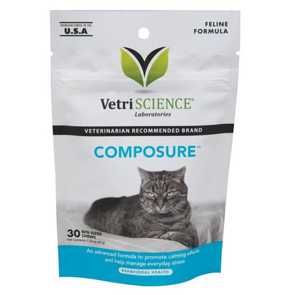 VetriScience Composure Bite Size Chews for Cats