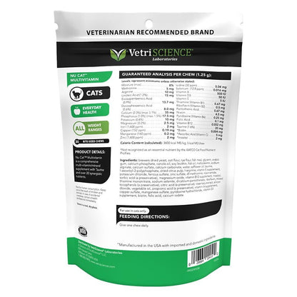 VetriScience Nu Cat Multivitamin - 30 ct