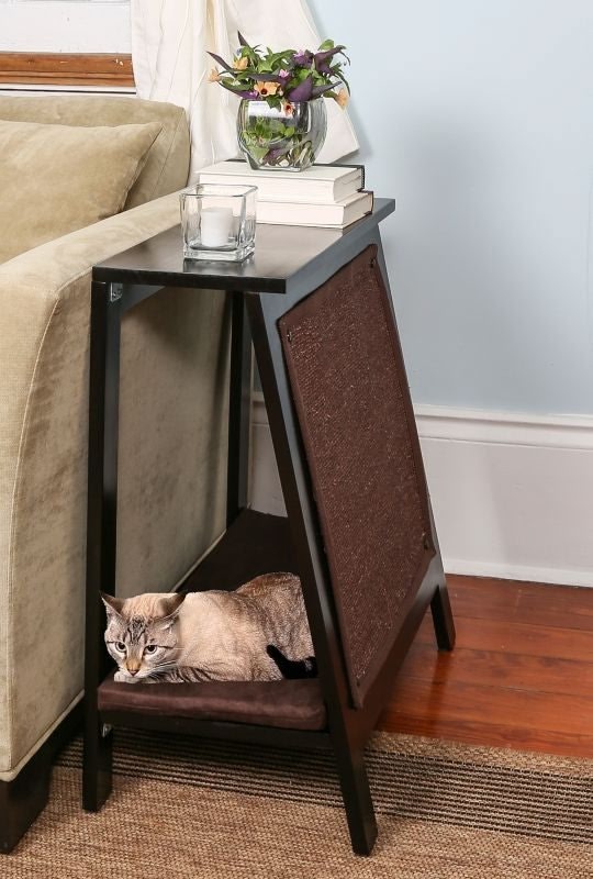 Refined Feline A Frame Cat Bed