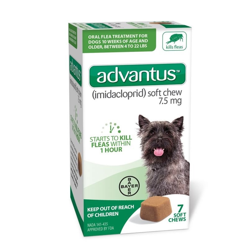 Advantus Oral Flea Treatment Dogs 4-22lbs