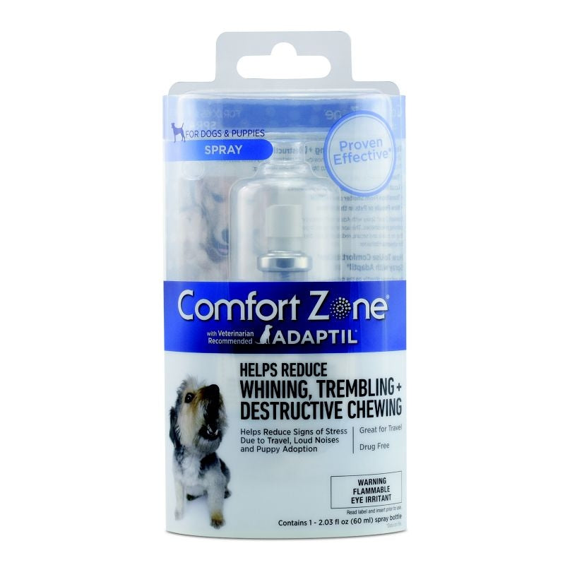 Comfort Zone with Adaptil Calming Spray for Dogs