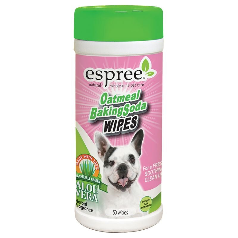 Espree Oatmeal and Baking Soda Dog Grooming Wipes