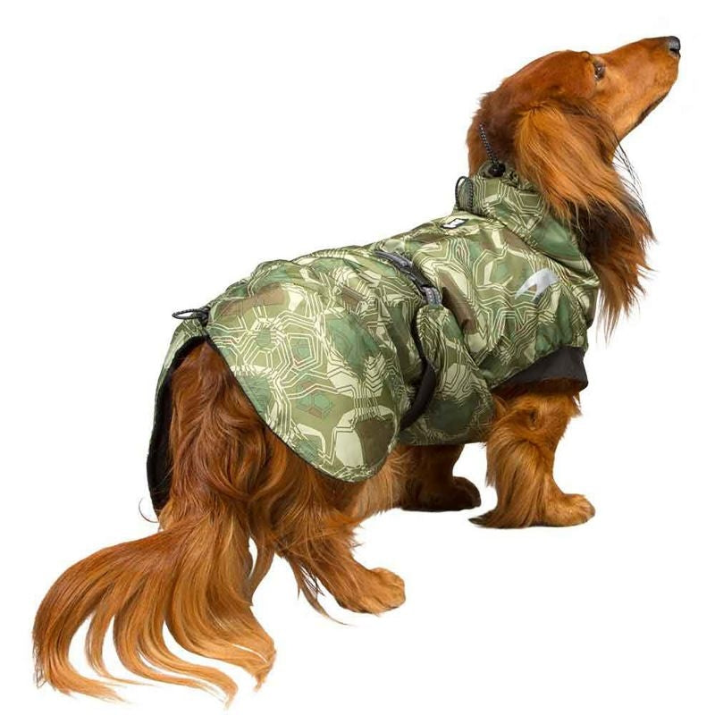 Hurtta Summit Green Camo Dog Parka