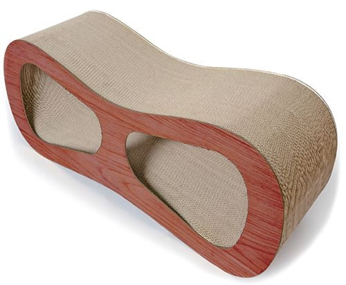 Pet Life Cat-Eyed Contoured Lounger Cat Scratcher