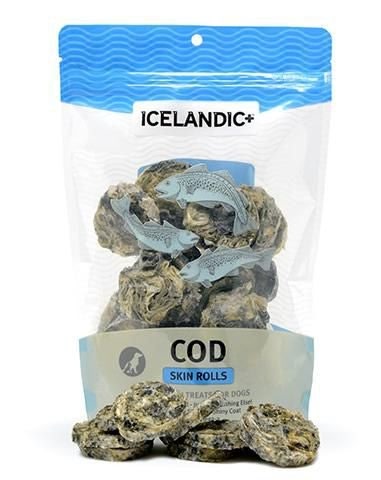Icelandic Plus Cod Skin Rolls Dog Treat