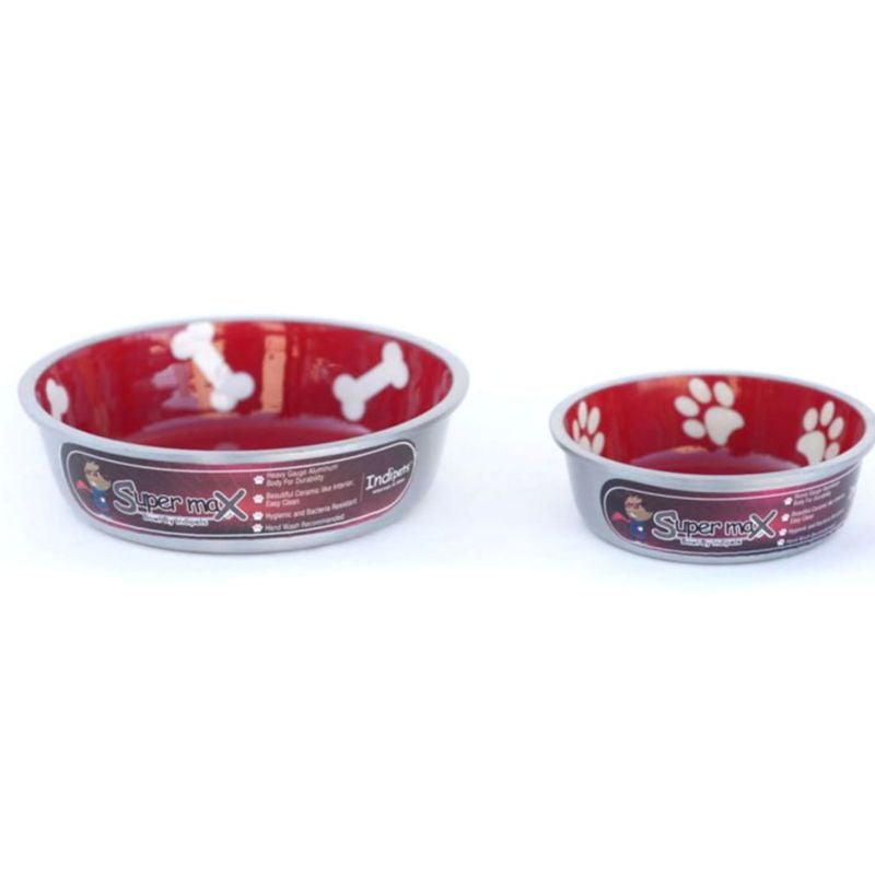 Indipets Super-Max Aluminum Pet Bowl