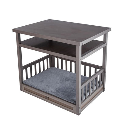 New Age Pet ecoFLEX Grey Dog Bed/Nightstand