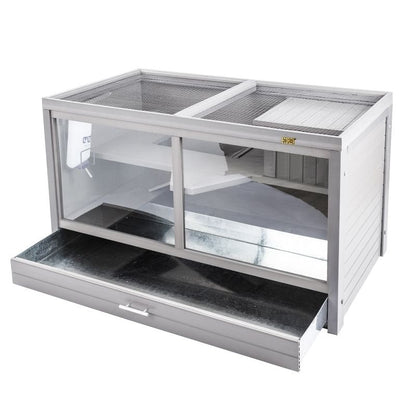 New Age Pet ecoFLEX Grey Park Avenue Indoor Hutch