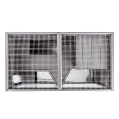 New Age Pet ecoFLEX Grey Park Avenue Indoor Hutch