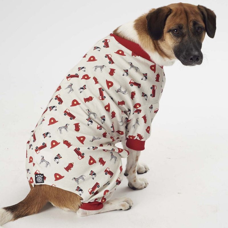 Petrageous Firetruck Dog Pajamas