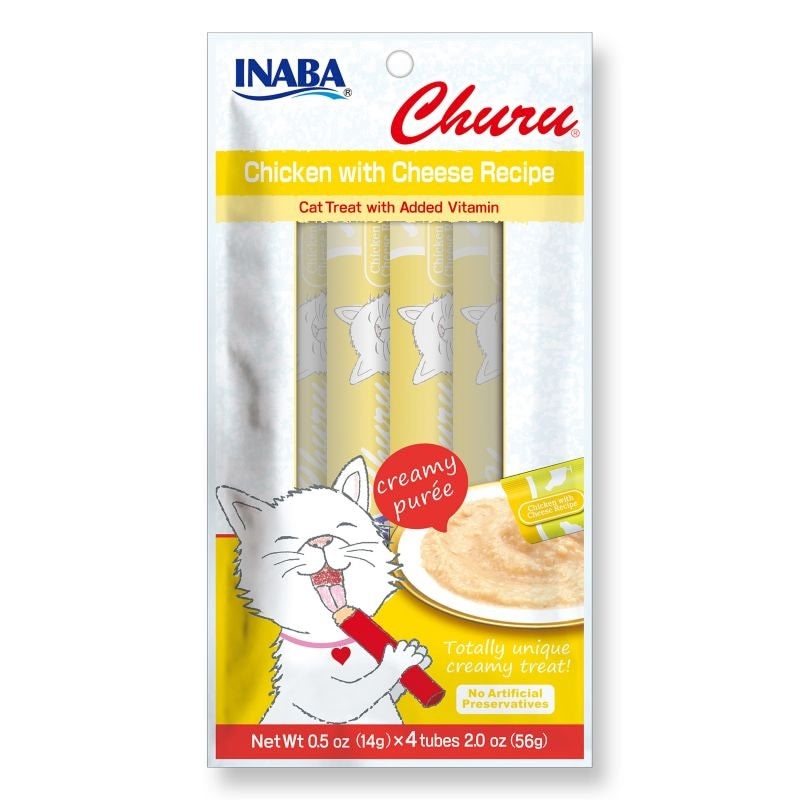 Churu Puree Creamy Chicken with Cheese Cat Treat
