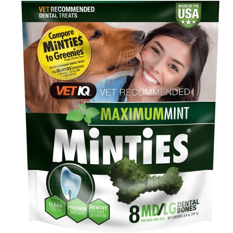 VetIQ Minties Medium/Large Dog Dental Treats