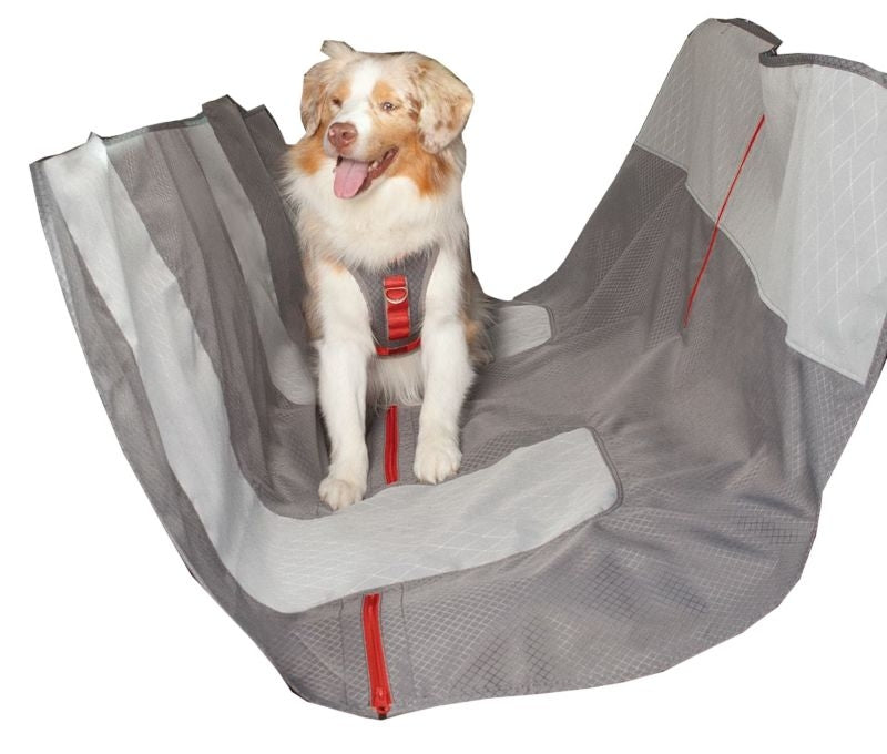 Kurgo Journey Gray/Chili Red Car Hammock