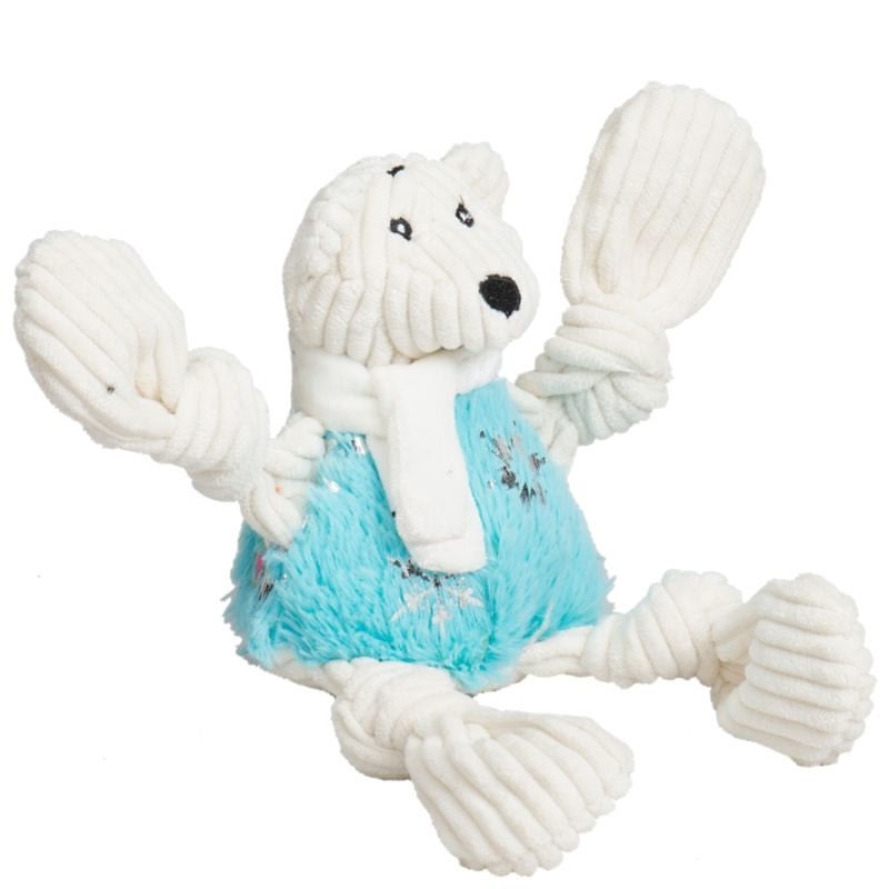 Hugglehounds Glitz Bear Knottie Dog Toy