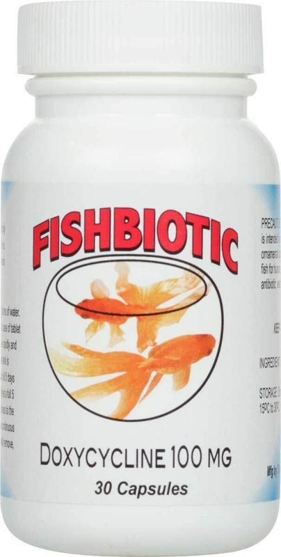 Fishbiotic Doxycycline 100MG 30 Count