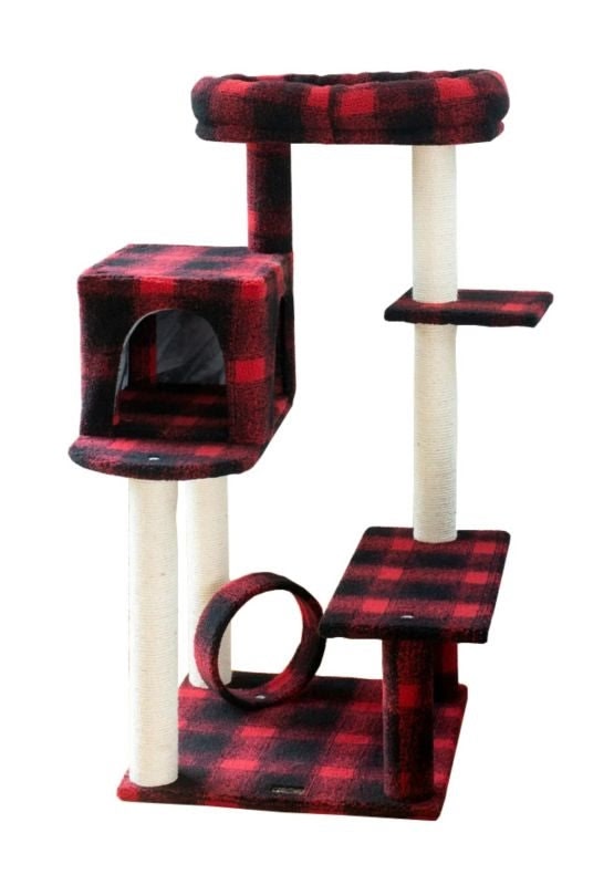 Armarkat B5008 50in Scotch Plaid Classic Cat Tree