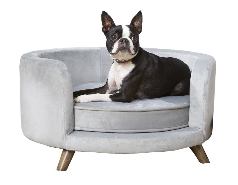 Enchanted Home Pet Rosie Gray Pet Sofa