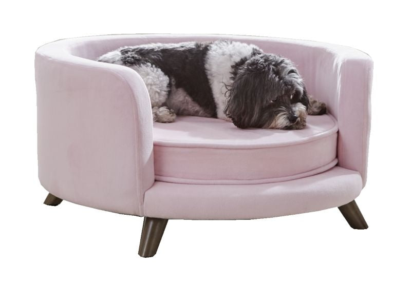 Enchanted Home Pet Rosie Blush Pink Pet Sofa