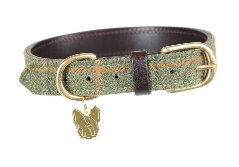 Shires Digby Fox Tweed Dog Collar
