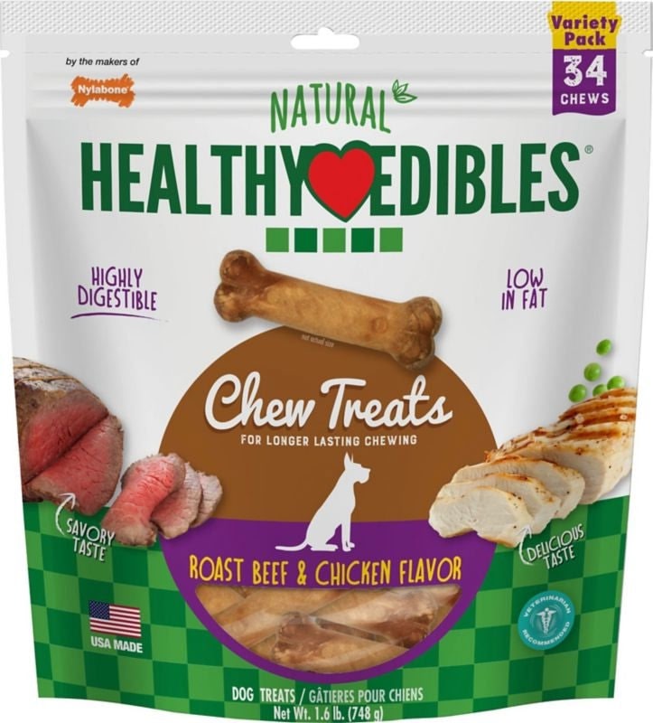 Healthy Edibles Natural Chew Variety Pack