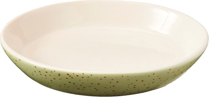 Spot Oval Stoneware Cat Dish