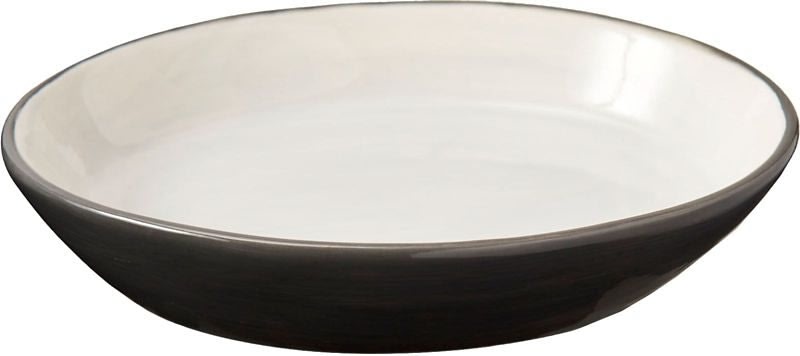 Spot Oval Stoneware Cat Dish