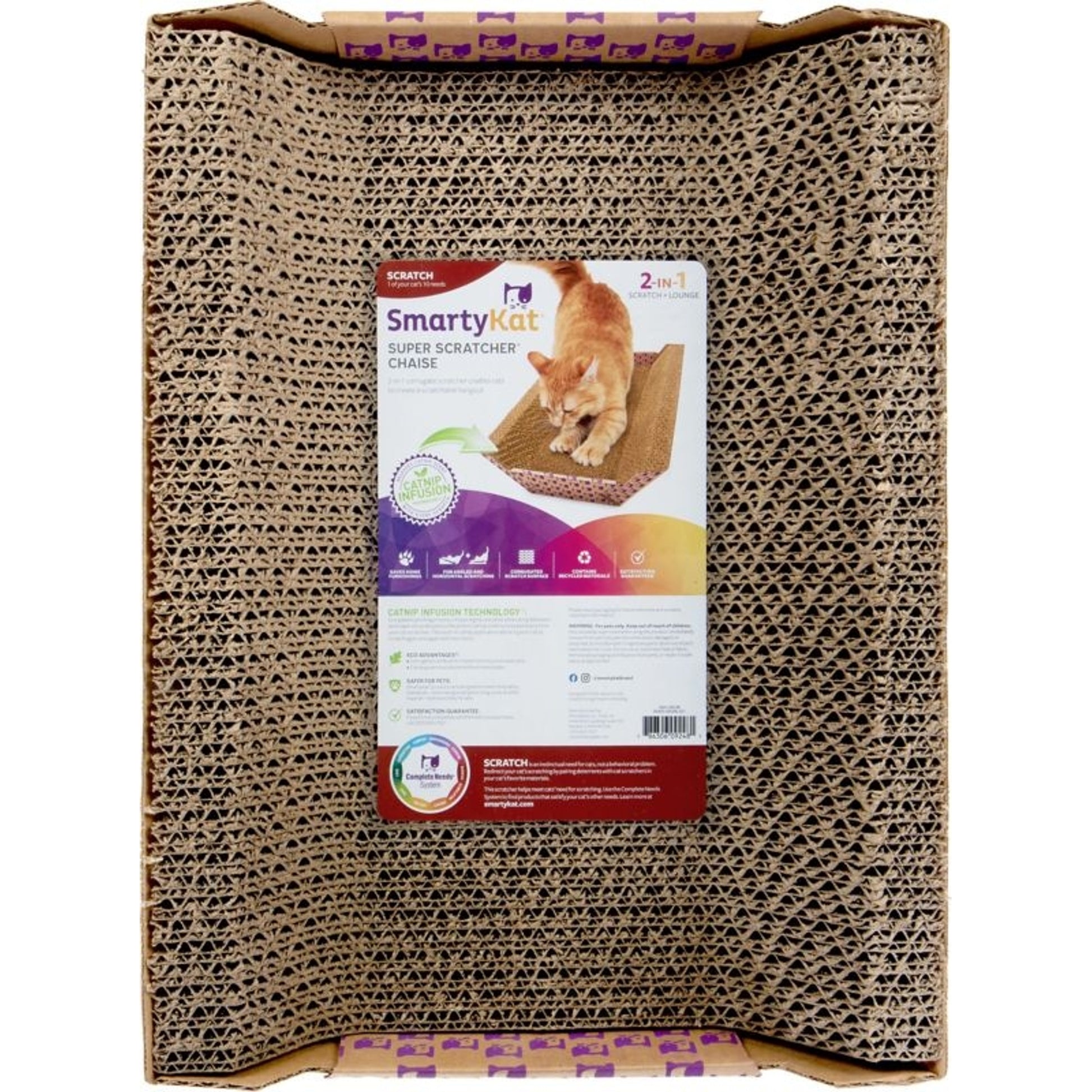 Smartykat Super Scratcher Chaise Scratcher/Lounge– StateLineTack