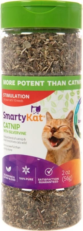 Smartykat Catnip And Silvervine Cat Attractant