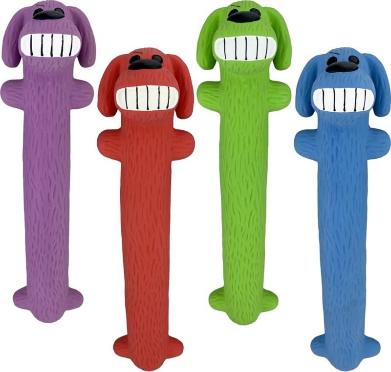 Multipet Loofa Latex Dog Toy 12 In