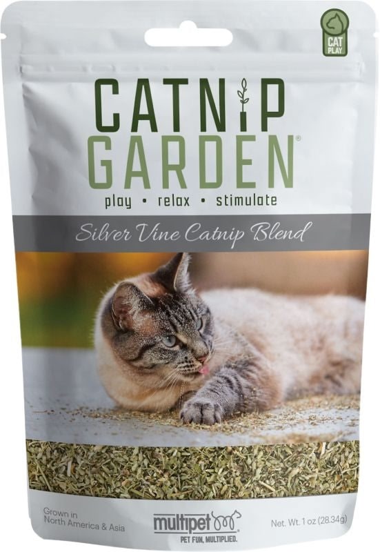 Multipet Catnip Garden Silvervine Catnip 1 Oz