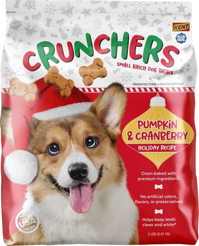Crunchers Holiday Small Batch Dog Treats Pumpkin