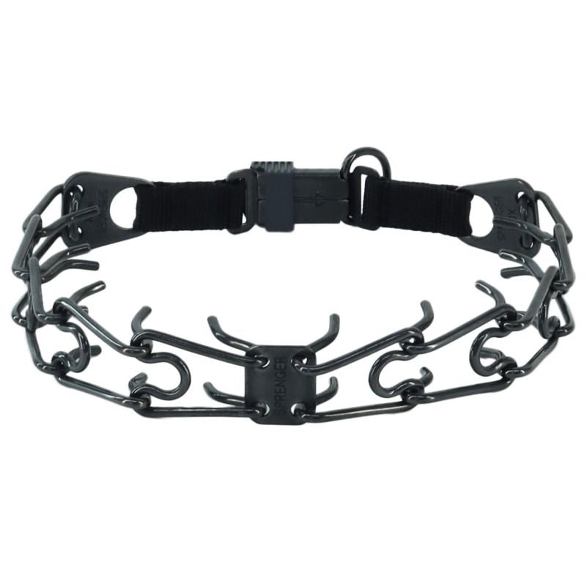 Herm Sprenger Blk U-PLUS Prong ClicLock Collar