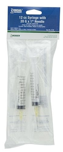 Disp 3cc Luer Lock Syringe with Needle 3Pk