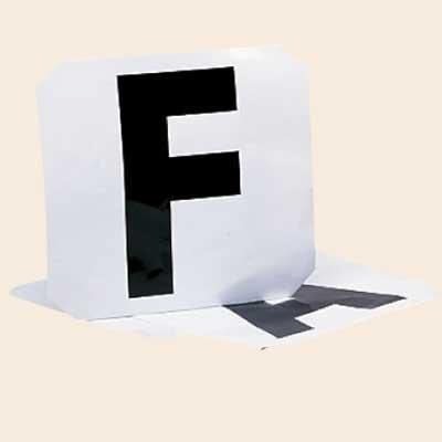 Dressage Adhesive Arena Letters