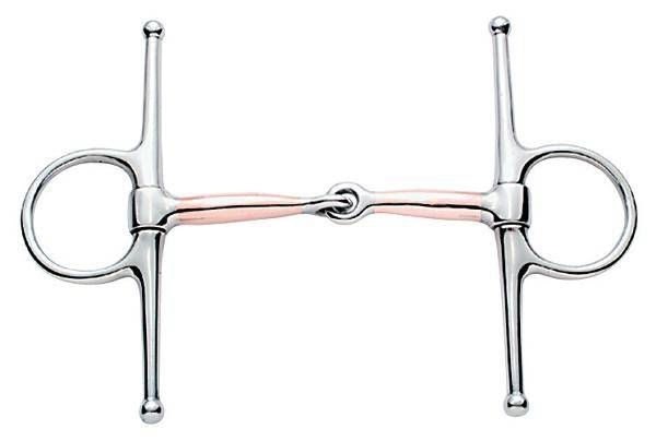 Korsteel Copper Mouth Inlay Full Cheek Bit 5 Inch