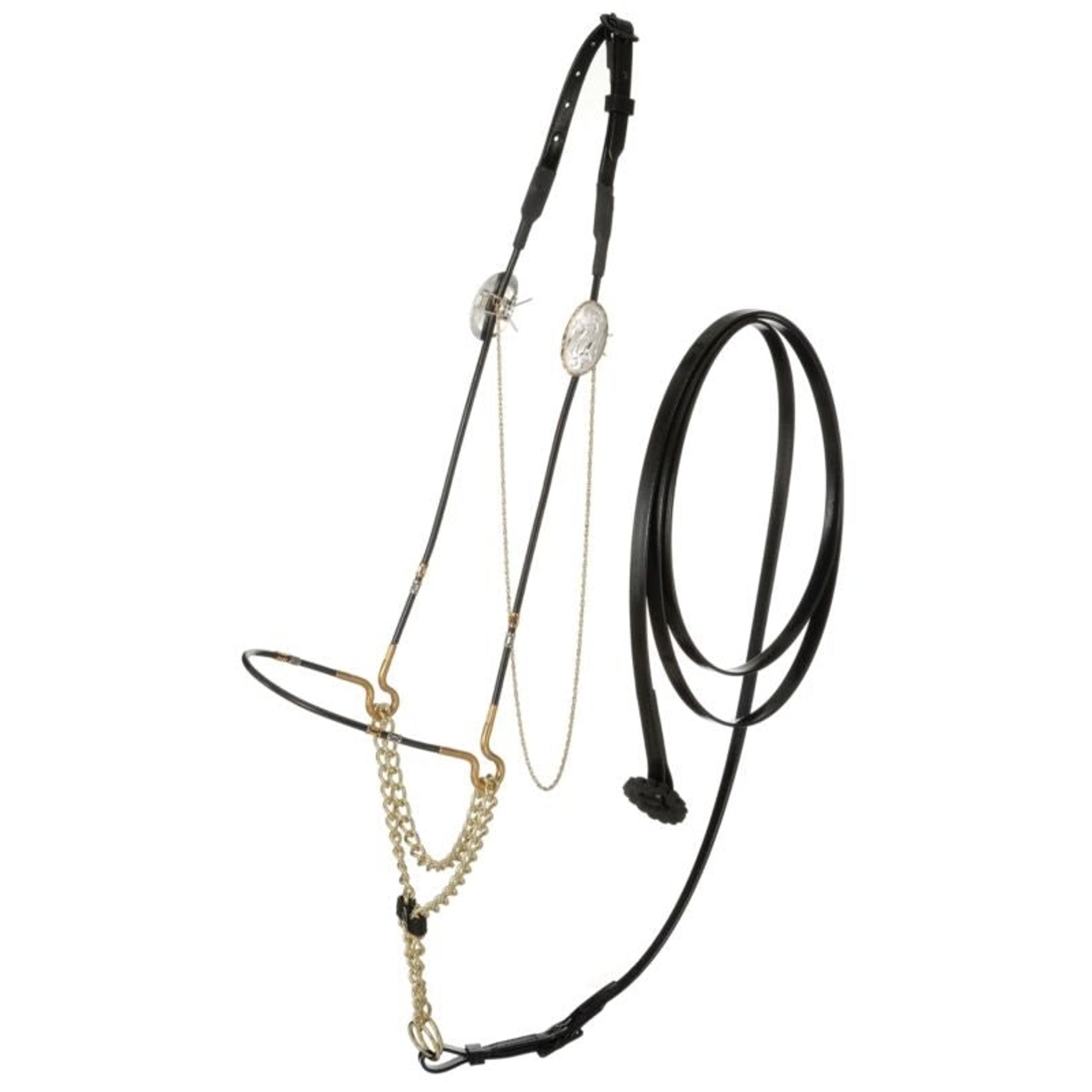 Royal King Beaded Gold Silver Arab Cable Halter