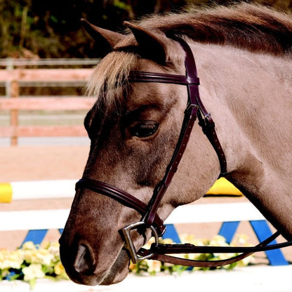 HDR Club Plain Raised Snaffle Bridle