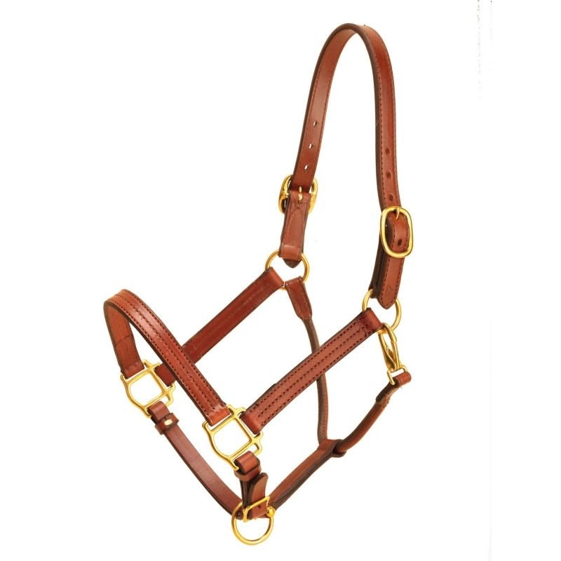 Tory Triple Stitch Halter with Snap